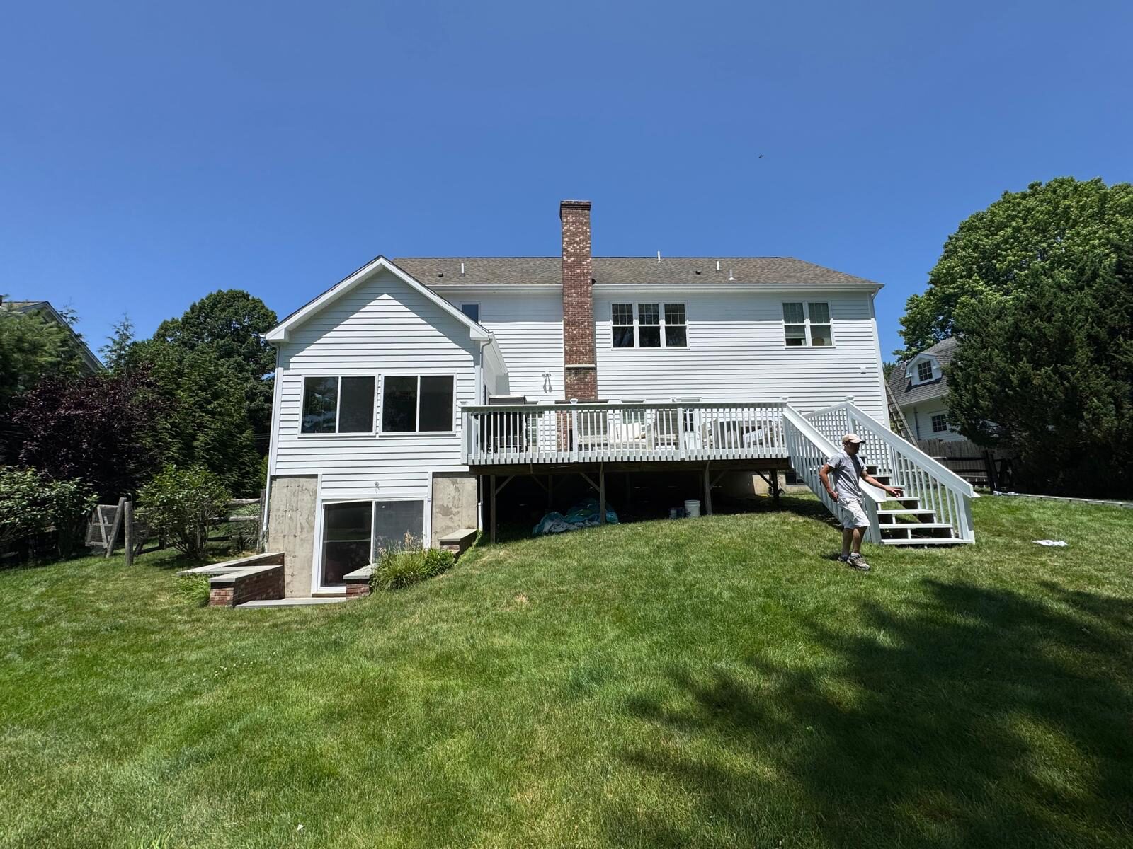 Finished exterior of a Connecticut home